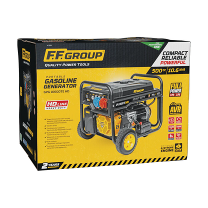 Generatore di corrente a benzina GPG 10600TE HD, 3PH FULL POWER, 10,6kVA, 500cc