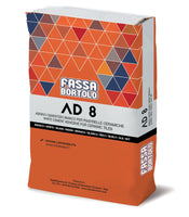 Adesivo monocomponente per pavimenti e rivestimenti sia interni che esterni AD 8