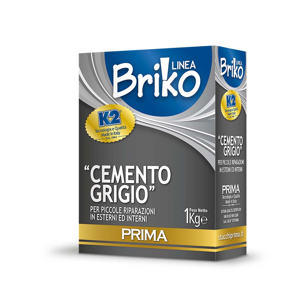 Cemento grigio 1 kg linea Briko