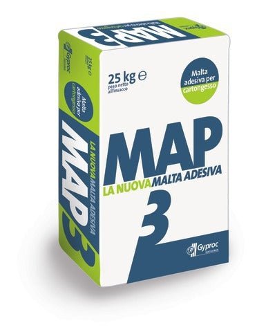 Malta adesiva MAP 3 Gyproc 25 kg